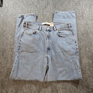 Gap Vintage Relaxed Fit Jeans Mens 38x34 Light Wash Denim